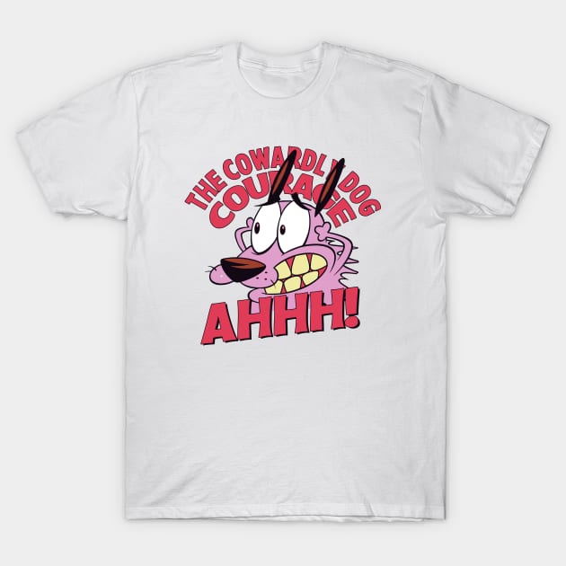 Cowardly - AHHH!! T-Shirt by Cybord Design